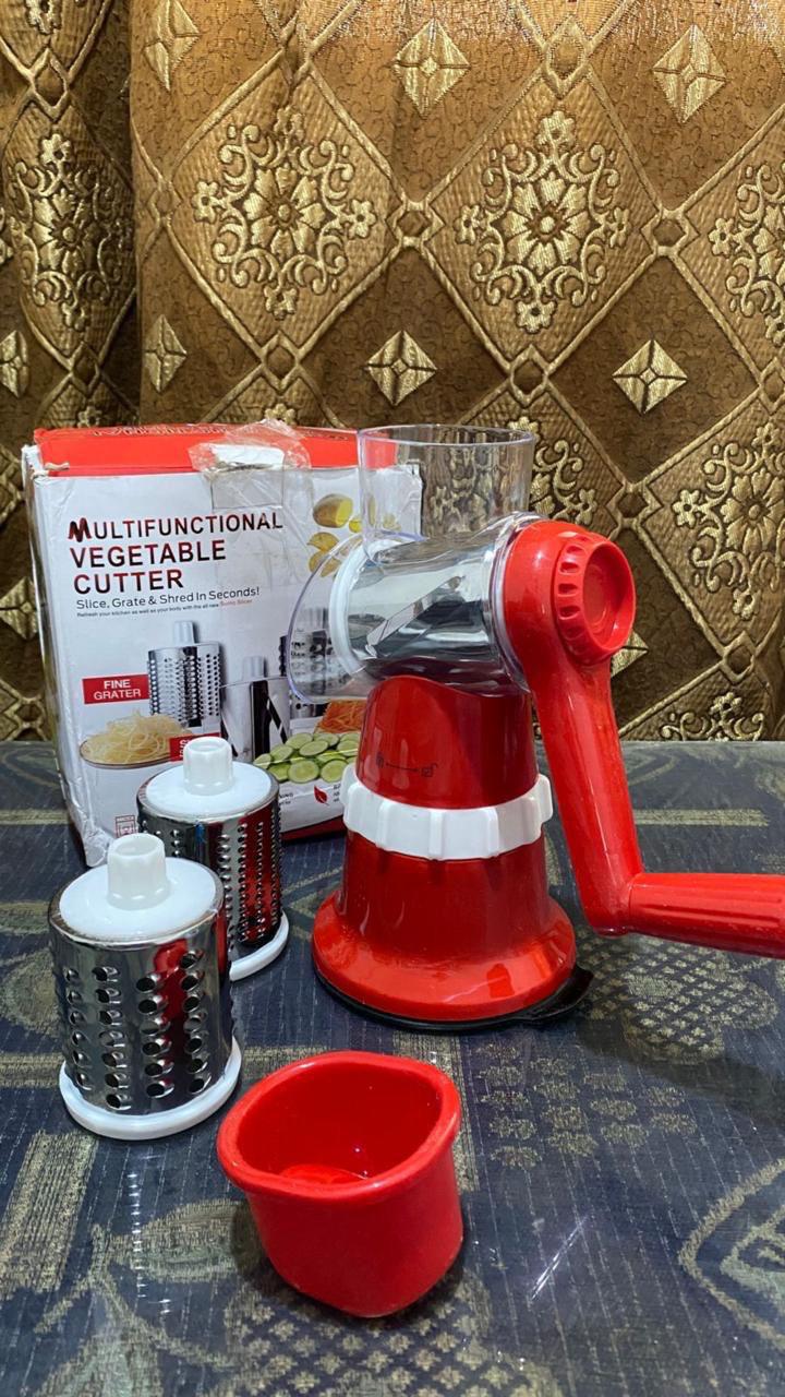 Top-Quality 3-in-1 Vegetable Slicer with Stainless Steel Blades