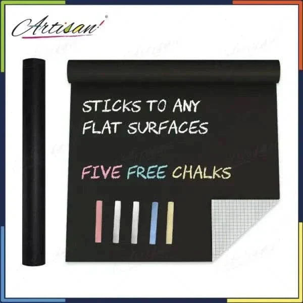 Whiteboard/Chalkboard Sticker Roll +1 Free Marker/5 Chalks - Raffa Store