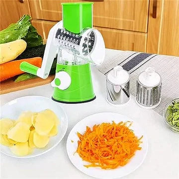 Top-Quality 3-in-1 Vegetable Slicer with Stainless Steel Blades